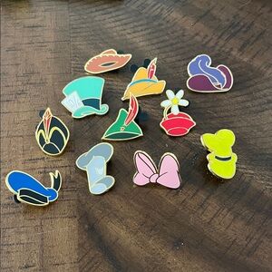 Disney Hats Pin Lot